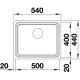 Кухонная мойка Blanco ETAGON 500-U 521841