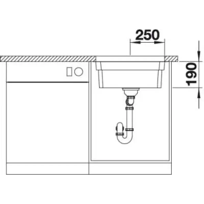 Кухонная мойка Blanco ETAGON 500-U 521841