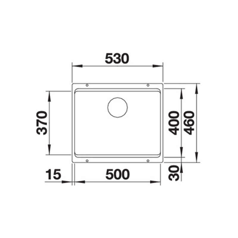 Кухонна мийка Blanco ETAGON 500-U 522234