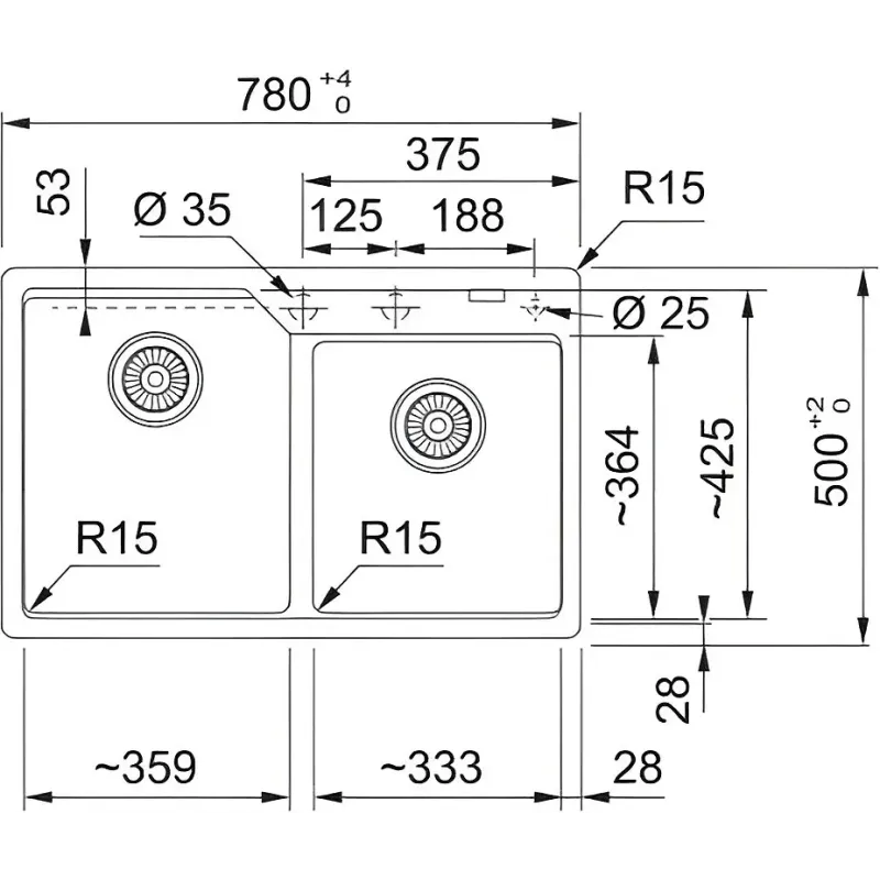 Кухонна мийка Franke Urban UBG 620-78 114.0701.790