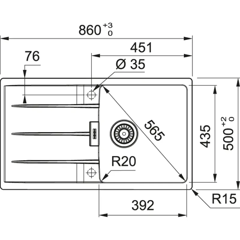 Кухонна мийка Franke Centro CNG 611-86 (114.0701.822)