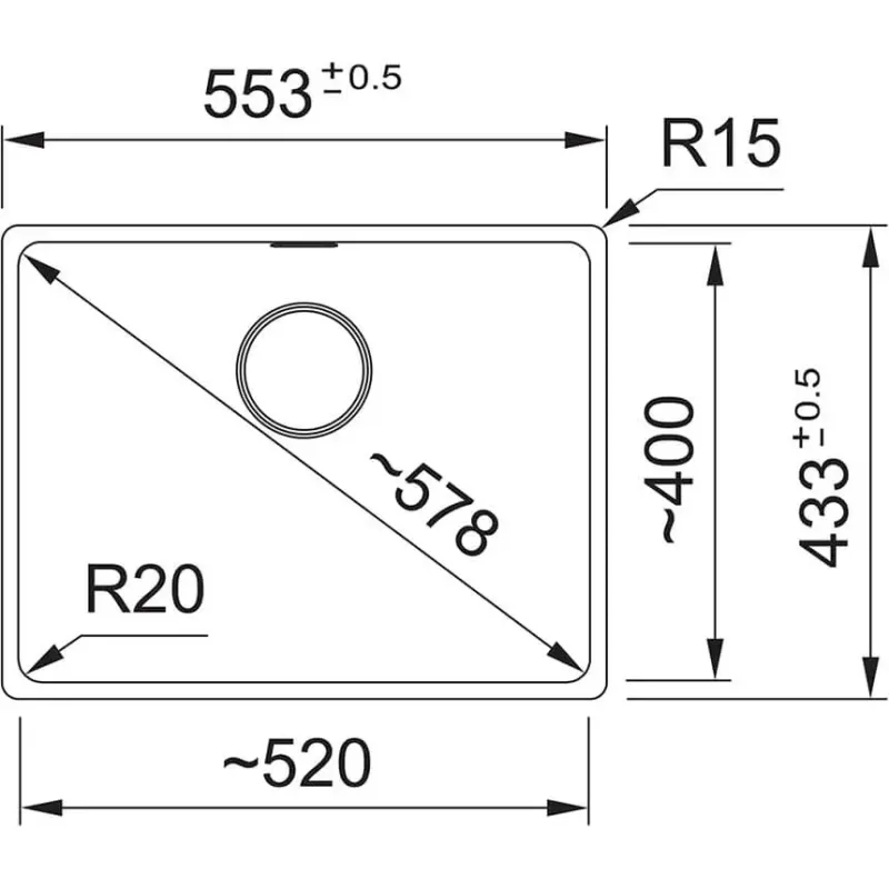 Кухонная мойка Franke Maris MRG 110-52 (125.0701.781)