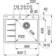 Кухонная мойка Franke Centro CNG 611-62 TL 114.0630.463
