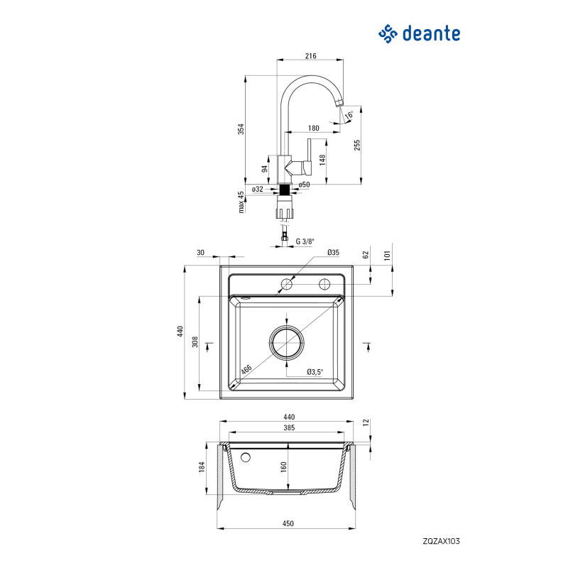 Deante ZQZA7103