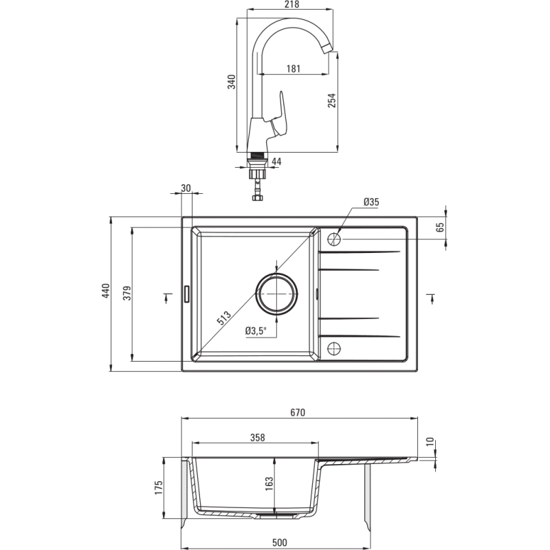 Deante ZQZC211A