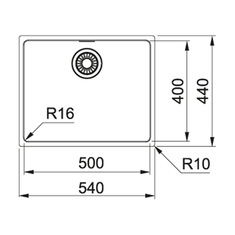 Кухонная мойка Franke MRX 110-50 (122.0598.741)