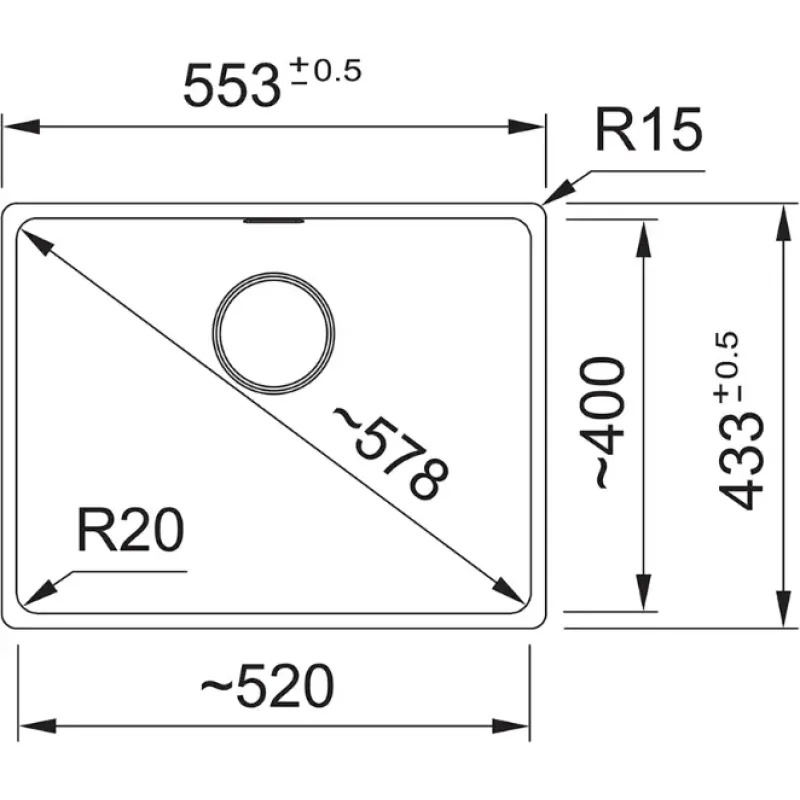 Кухонная мойка Franke Maris MRG 110-52 125.0716.702
