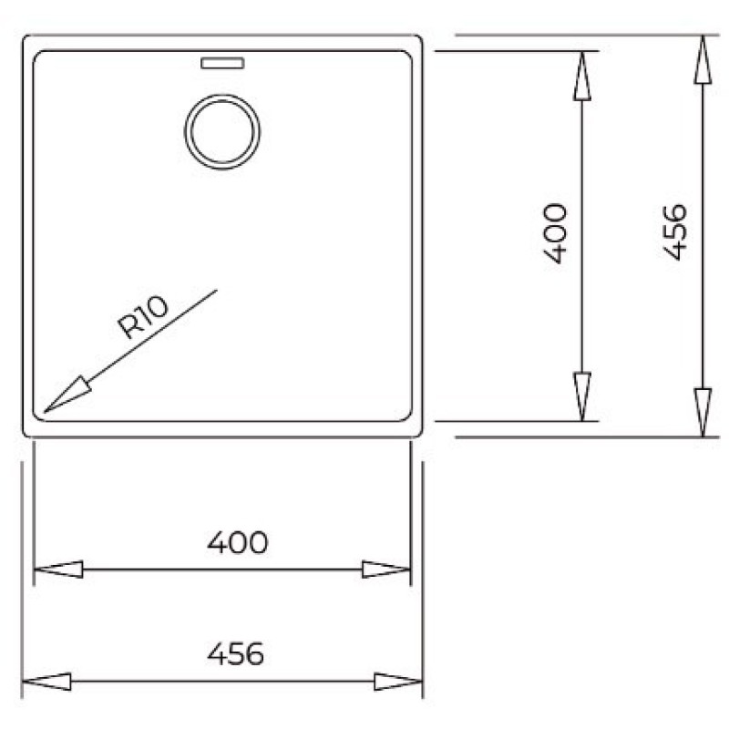 Кухонная мойка Teka Radea 40.40 TG 115230048
