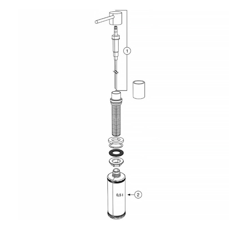 Дозатор Blanco LATO 526177