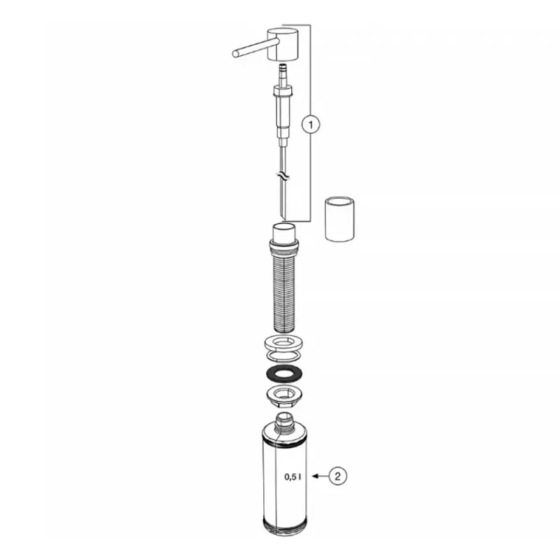 Дозатор Blanco LATO 526177