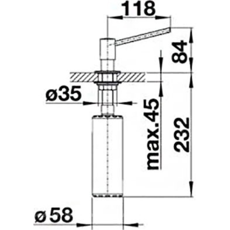 Дозатор BLANCO 512593 TORRE