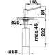 Дозатор BLANCO 512594 TORRE