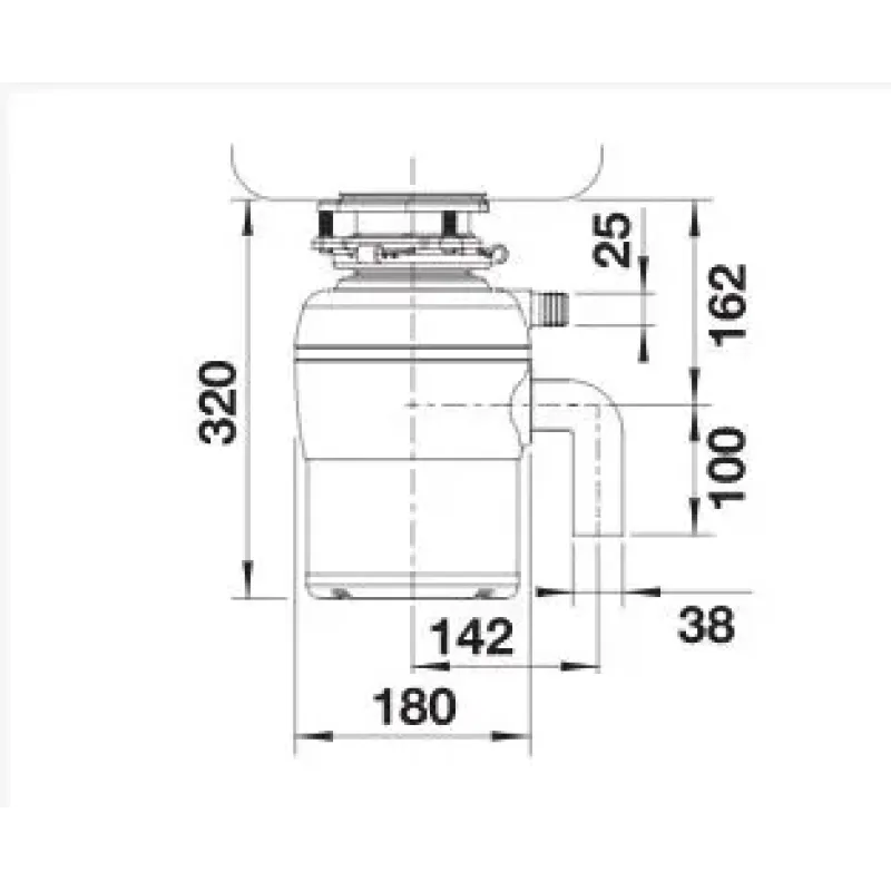 Измельчитель отходов Blanco FWD LITE (526646)