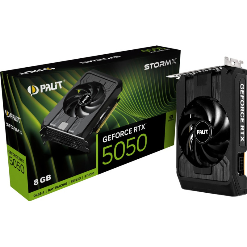 Видеокарта Palit GeForce RTX 5050 StormX (NE65050019P1GB2070F)