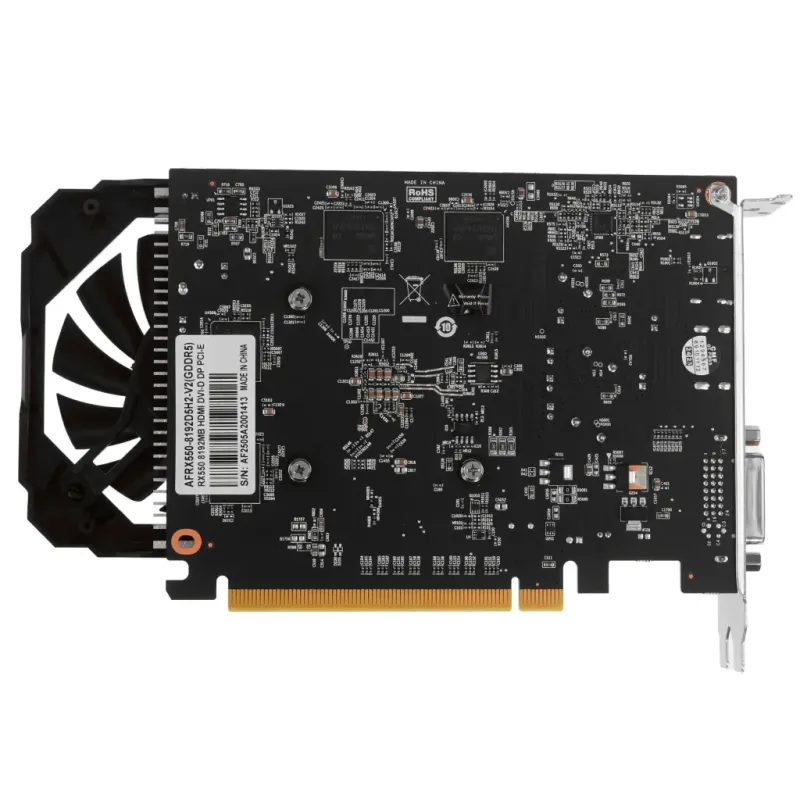 Видеокарта Afox Radeon RX 550 8Gb (AFRX550-8192D5H2-V2)