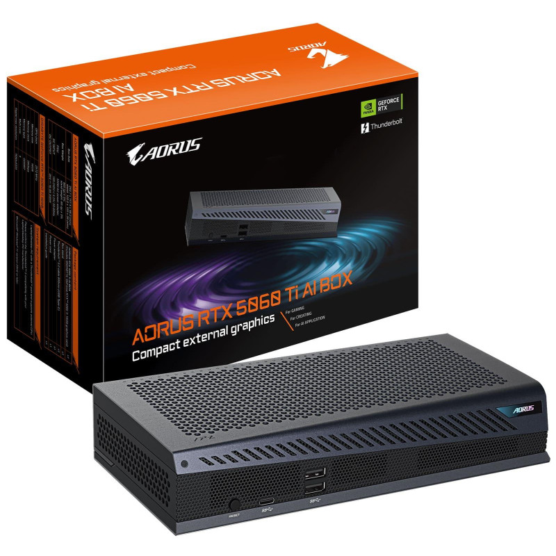 Відеокарта Gigabyte GeForce RTX 5060 Ti AORUS AI BOX 16384MB (GV-N506TIXEB-16GD)