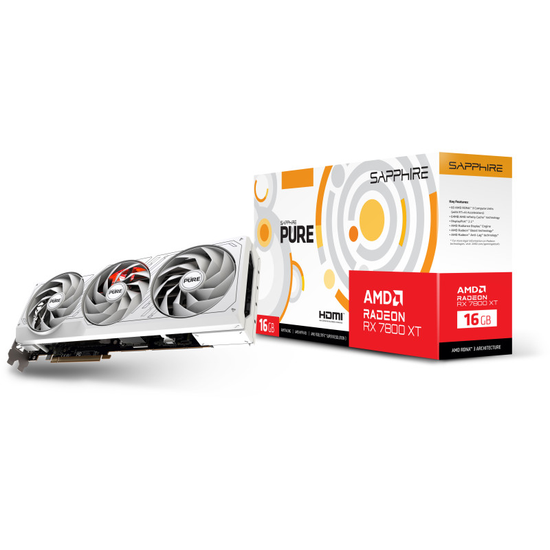 Sapphire Radeon RX 7800 XT 16GB PURE (11330-03-20G)