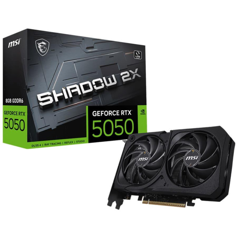 Відеокарта MSI GeForce RTX 5050 8G SHADOW 2X