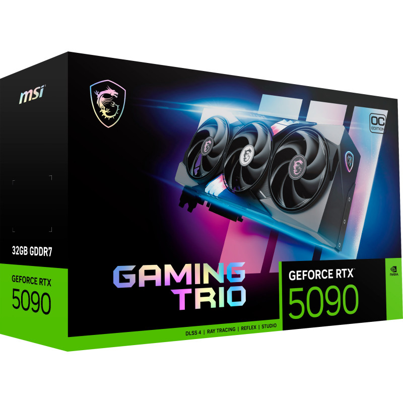 Видеокарта MSI RTX 5090 32G GAMING TRIO OC