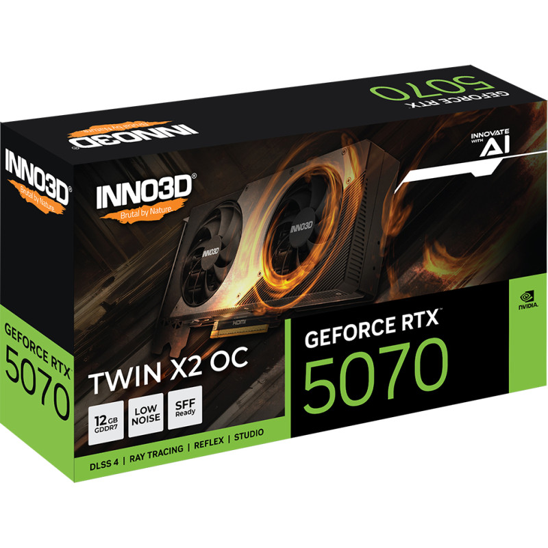 Відеокарта INNO3D GeForce RTX 5070 TWIN X2 OC (N50702-12D7X-195064N)