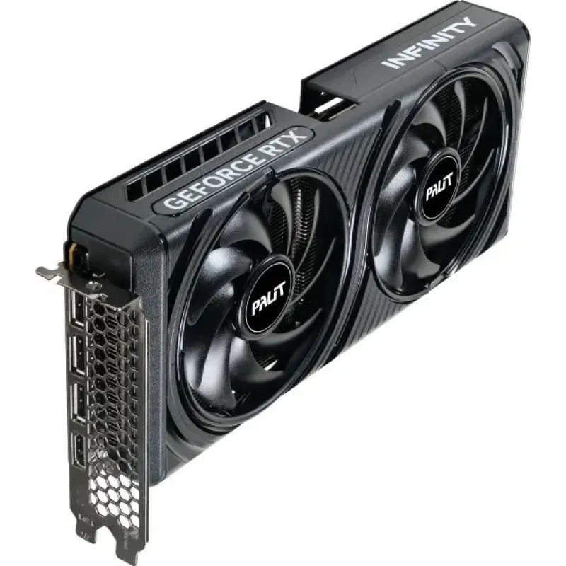 Відеокарта Palit PCI-Ex GeForce RTX 5060 Infinity 2 OC 8GB GDDR7 (128bit) (2512/28000) (HDMI, 3 x DisplayPort) (NE75060V19P1-GB2063L)