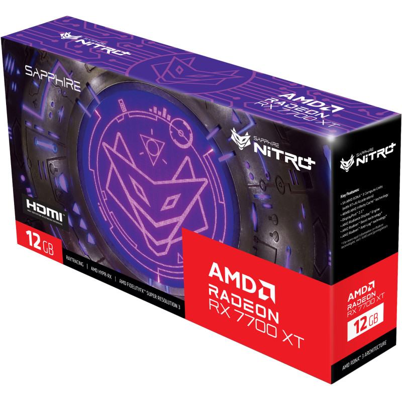 Sapphire Radeon RX 7700 XT 12GB NITRO+ (11335-02-20G)