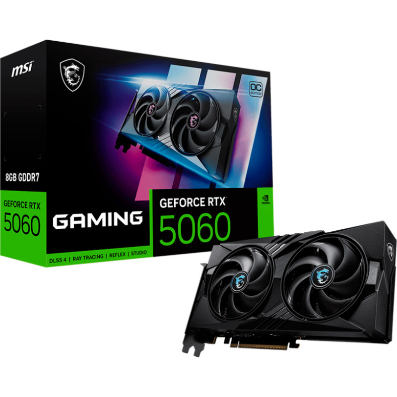 Відеокарта MSI GeForce RTX 5060 8G GAMING OC