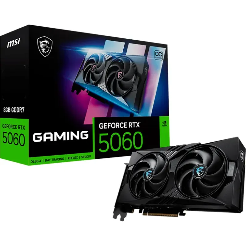 Видеокарта MSI GeForce RTX 5060 8G GAMING OC