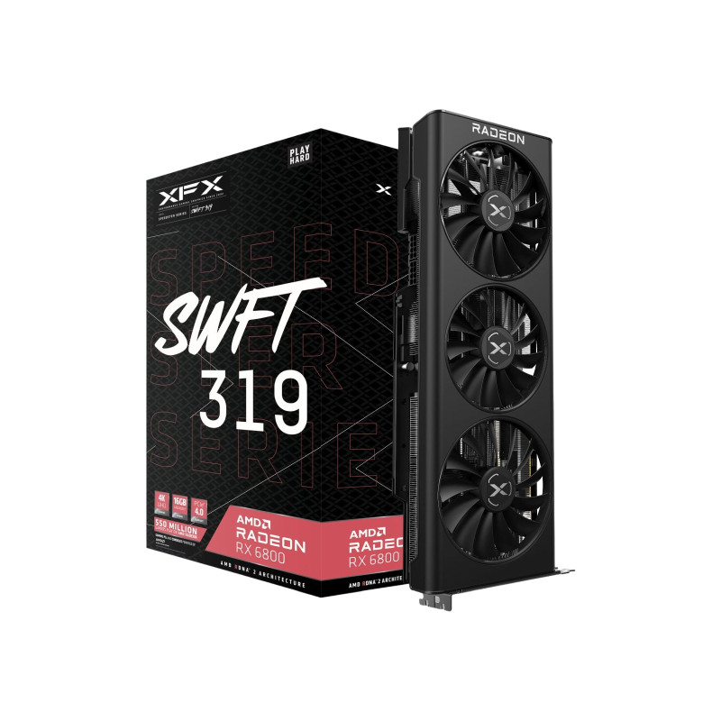 XFX Radeon RX 6800 Speedster SWFT 319 (RX-68XLAQFD9)