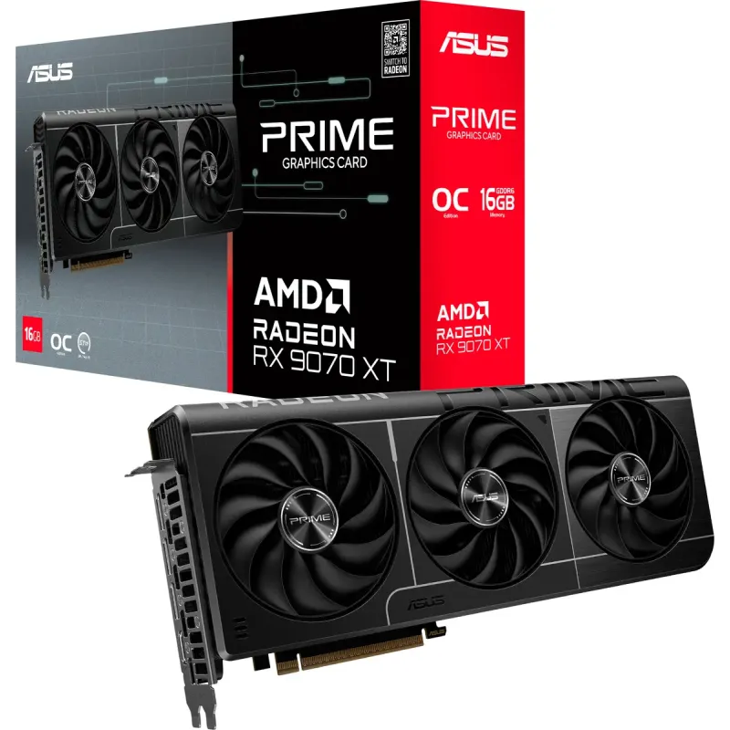 Видеокарта ASUS PRIME-RX9070XT-O16G