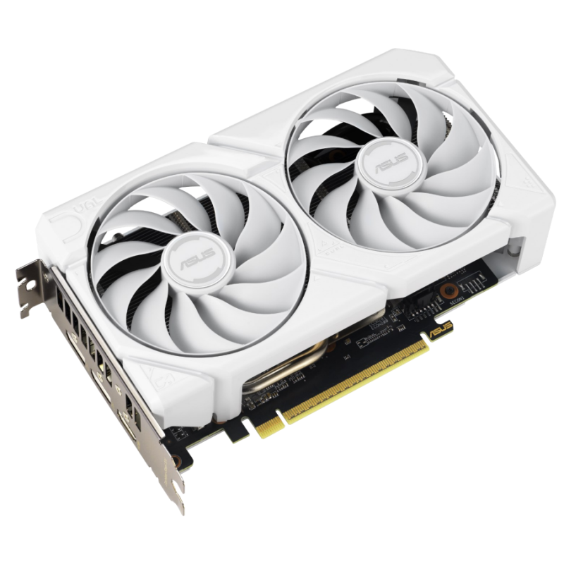Видеокарта ASUS DUAL-RX9060XT-16G-WHITE
