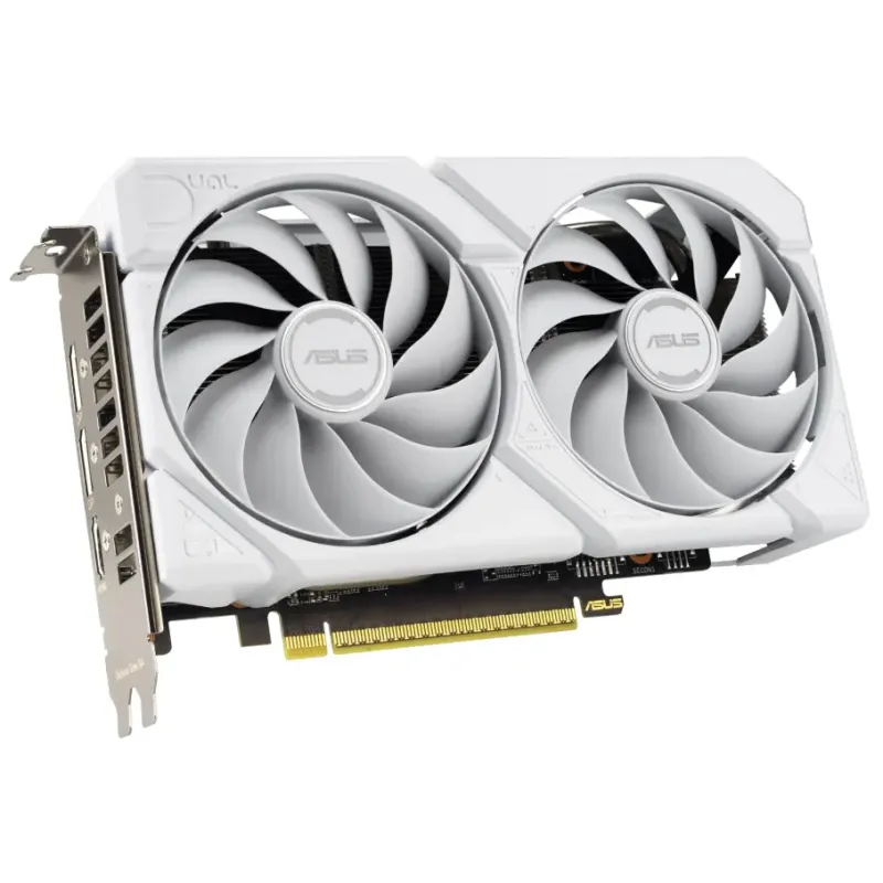 Видеокарта ASUS DUAL-RX9060XT-16G-WHITE