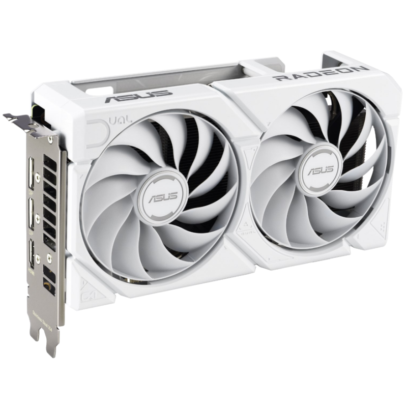 Видеокарта ASUS DUAL-RX9060XT-16G-WHITE