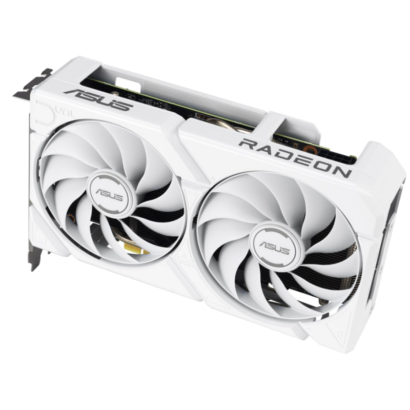 Видеокарта ASUS DUAL-RX9060XT-16G-WHITE