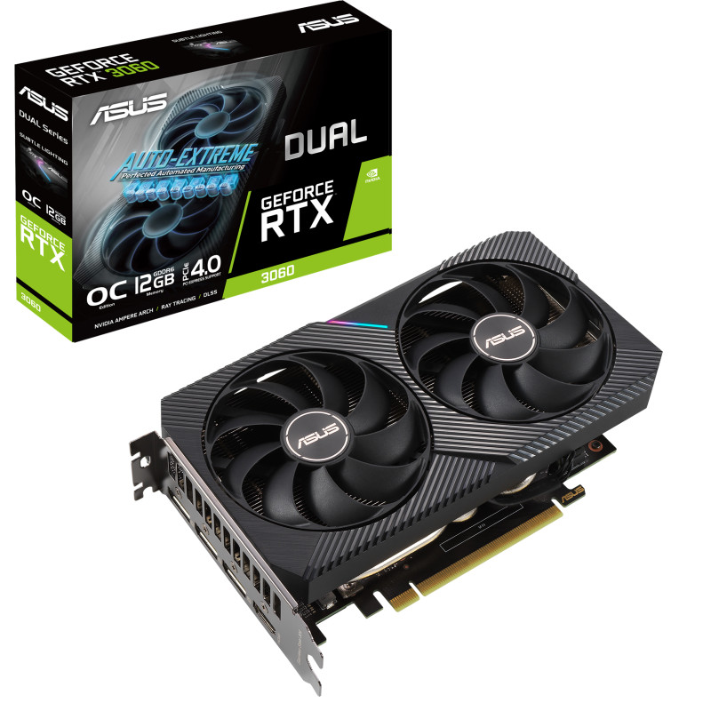 Відеокарта ASUS DUAL-RTX3060-O12G-V2