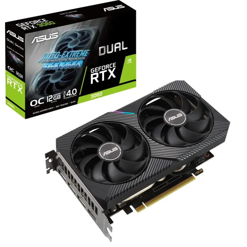 Відеокарта ASUS DUAL-RTX3060-O12G-V2