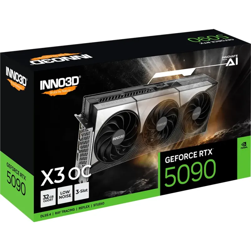 Видеокарта INNO3D GeForce RTX 5090 X3 OC (N50903-32D7X-17593928)