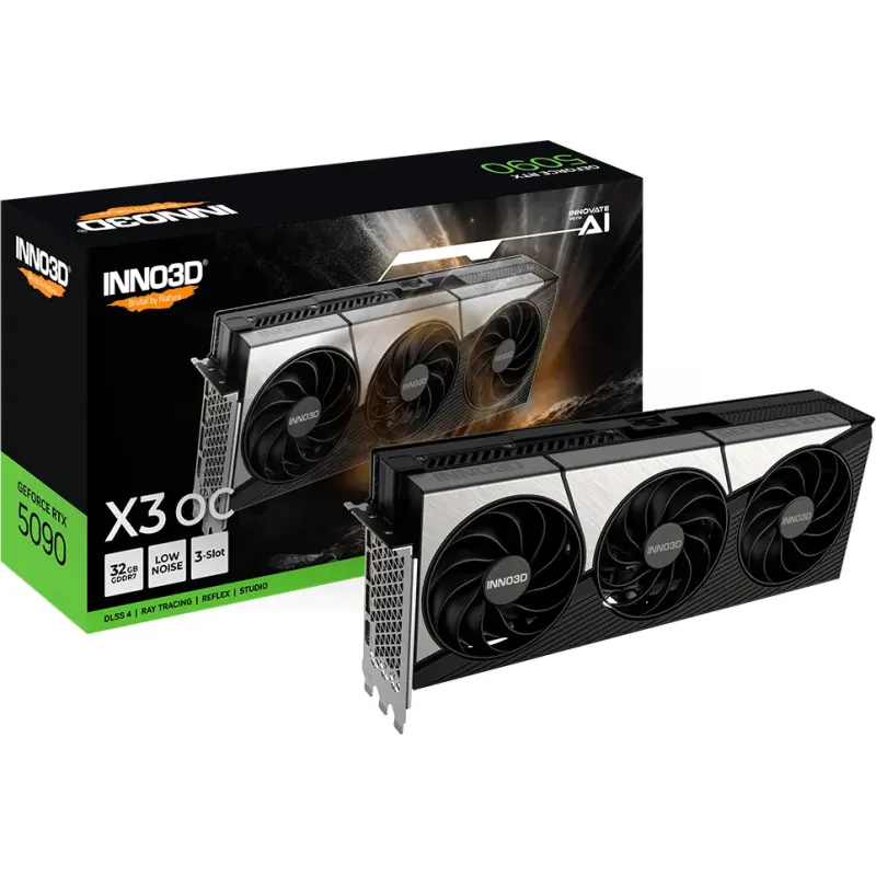 Видеокарта INNO3D GeForce RTX 5090 X3 OC (N50903-32D7X-17593928)