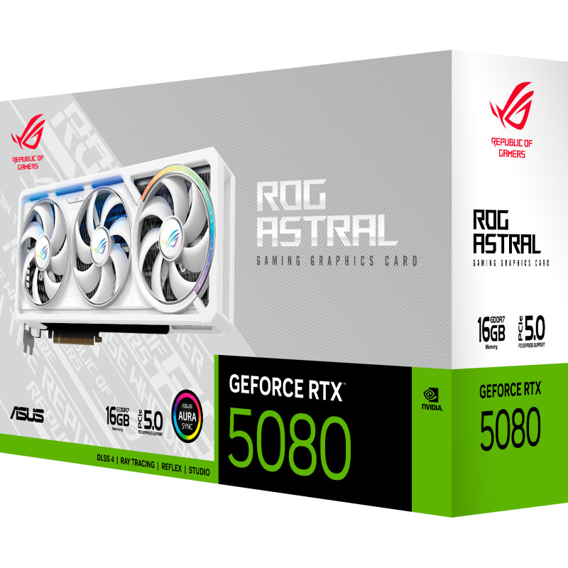 Відеокарта ASUS ROG-ASTRAL-RTX5080-16G-WHITE