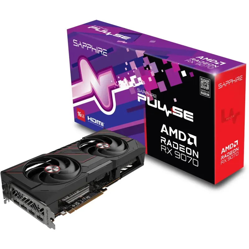 Відеокарта Sapphire Radeon RX 9070 16GB PULSE (11349-03)