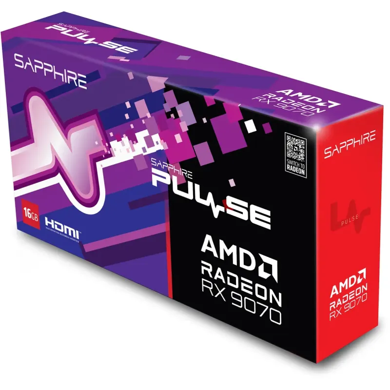 Відеокарта Sapphire Radeon RX 9070 16GB PULSE (11349-03)
