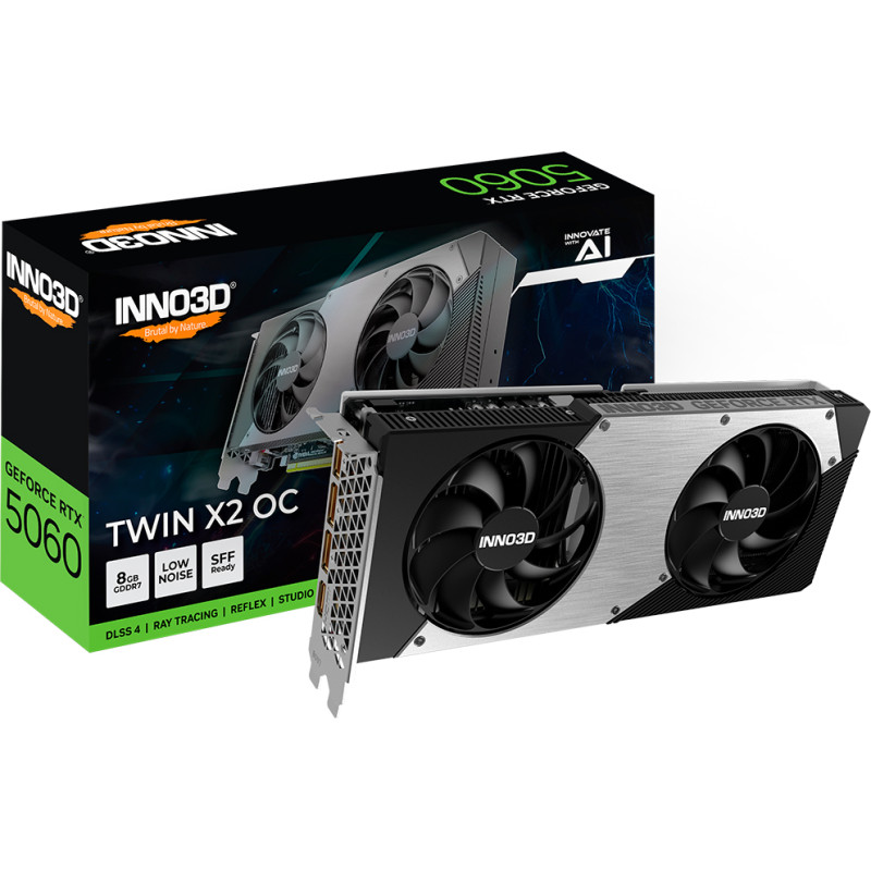 Відеокарта INNO3D GeForce RTX 5060 X2 OC (N50602-08D7X-195070N)
