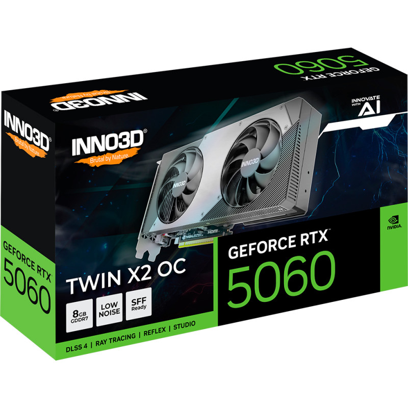 Відеокарта INNO3D GeForce RTX 5060 X2 OC (N50602-08D7X-195070N)
