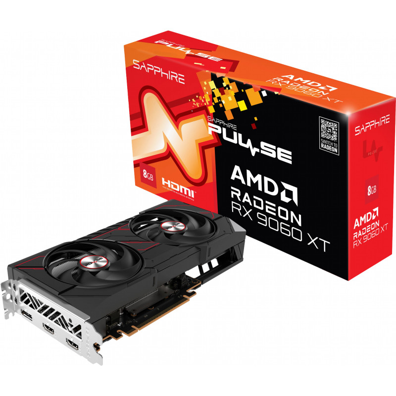 Sapphire Radeon RX 9060 XT 8GB PULSE GAMING OC (11350-04)