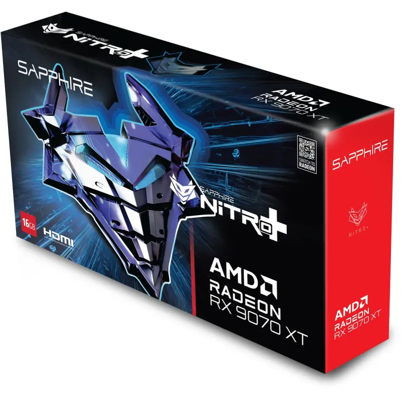 Відеокарта Sapphire Radeon RX 9070 XT 16GB NITRO+ (11348-01)