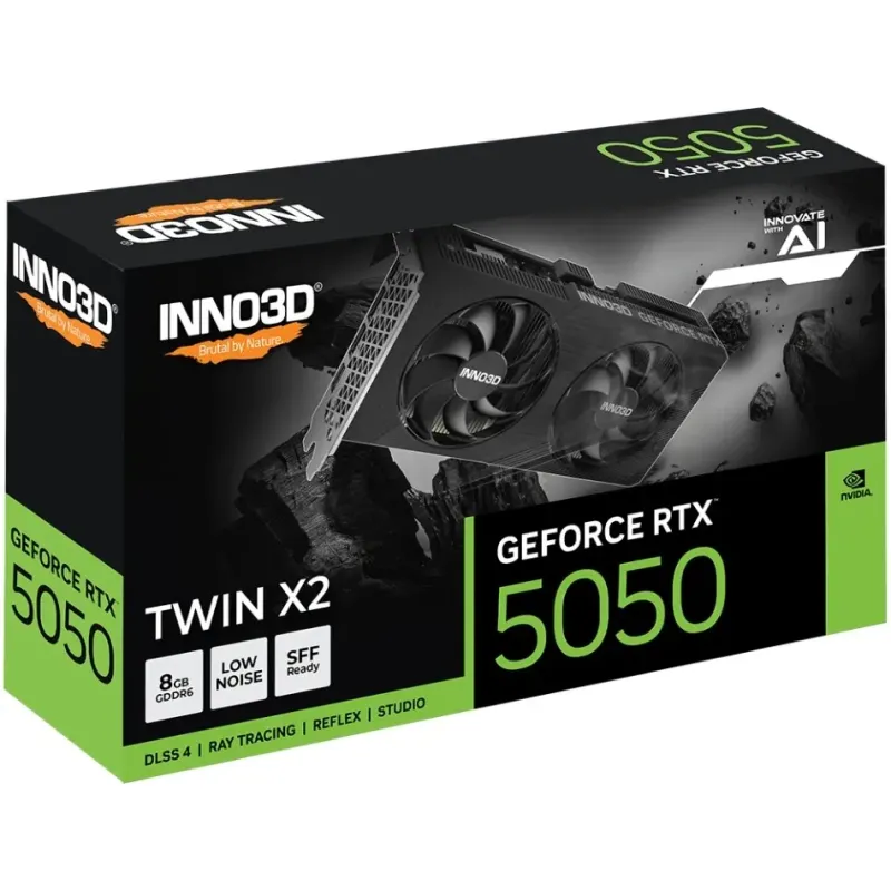 Відеокарта INNO3D GeForce RTX 5050 TWIN X2 (N50502-08D6-174071N)