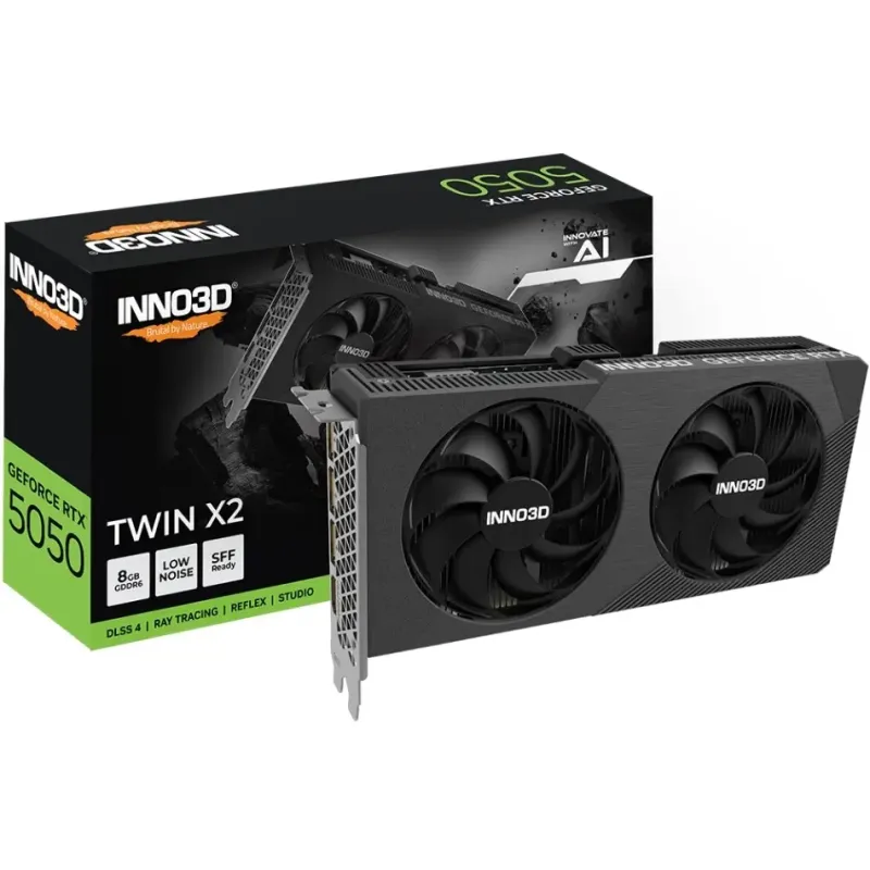 Відеокарта INNO3D GeForce RTX 5050 TWIN X2 (N50502-08D6-174071N)