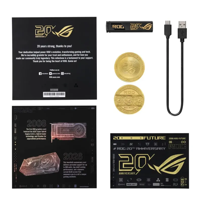 Видеокарта ASUS Nvidia GeForce RTX 5090 ROG ASTRAL EDITION 20 32GB GDDR7 (ROG-ASTRAL-RTX5090-P32G-EDITION20)