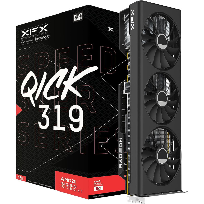 XFX Radeon RX 7800 XT Speedster QICK 319 Core Edition (RX-78TQICKF9)