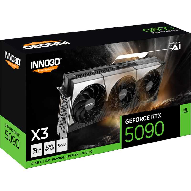 Відеокарта INNO3D GeForce RTX 5090 X3 (N50903-32D7-17593928)